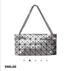 Issue Miyake Bao Bao Platinum Clutch Shoulder Bag